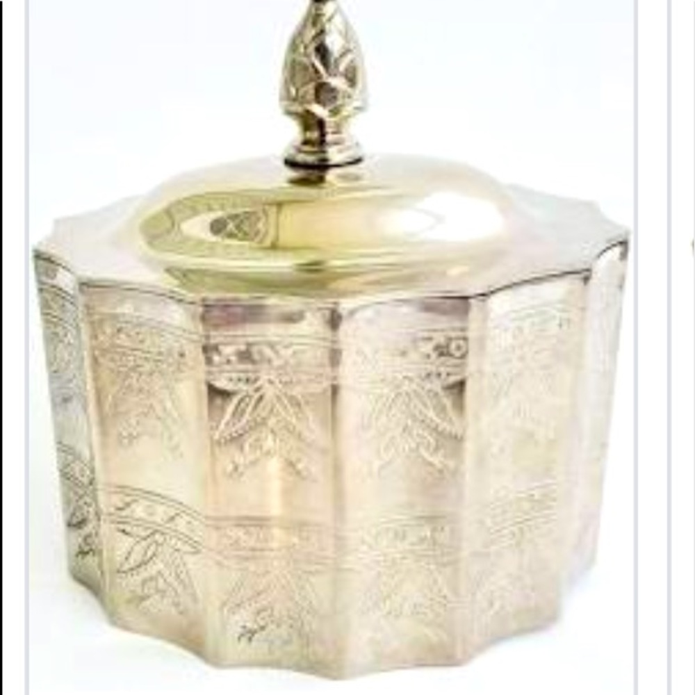 GOLDINGER 1991 Silver Plated heavy trinket box - Picture 1 of 1